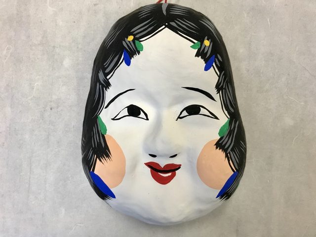 春日部張子のおかめ面