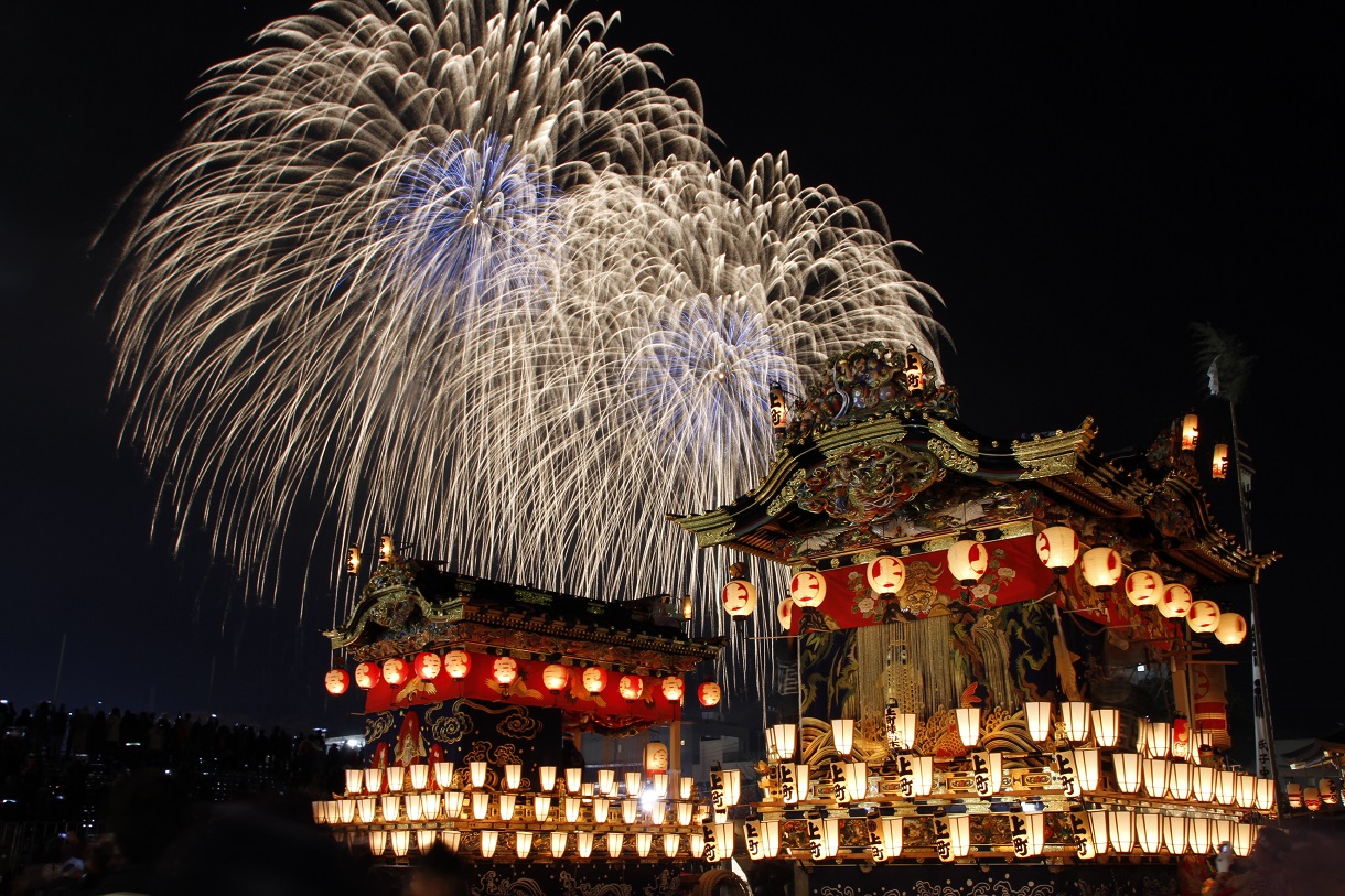 秩父祭の屋台行事と神楽のサムネイル画像