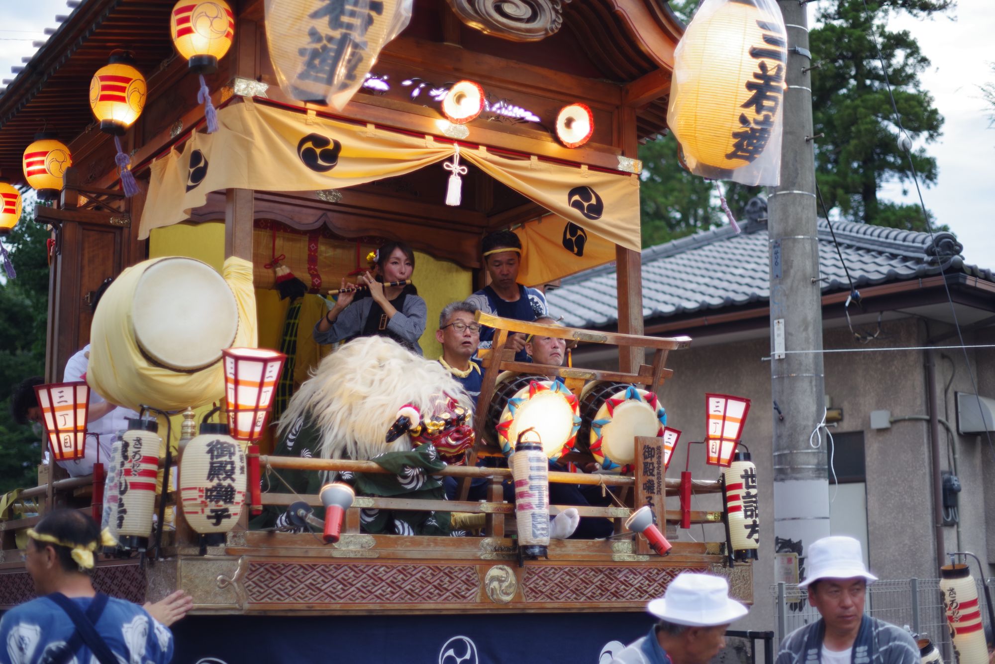 坂戸夏祭りばやし三丁目のサムネイル画像
