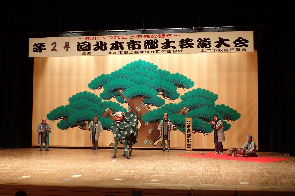 本宿天神社の獅子舞のサムネイル画像