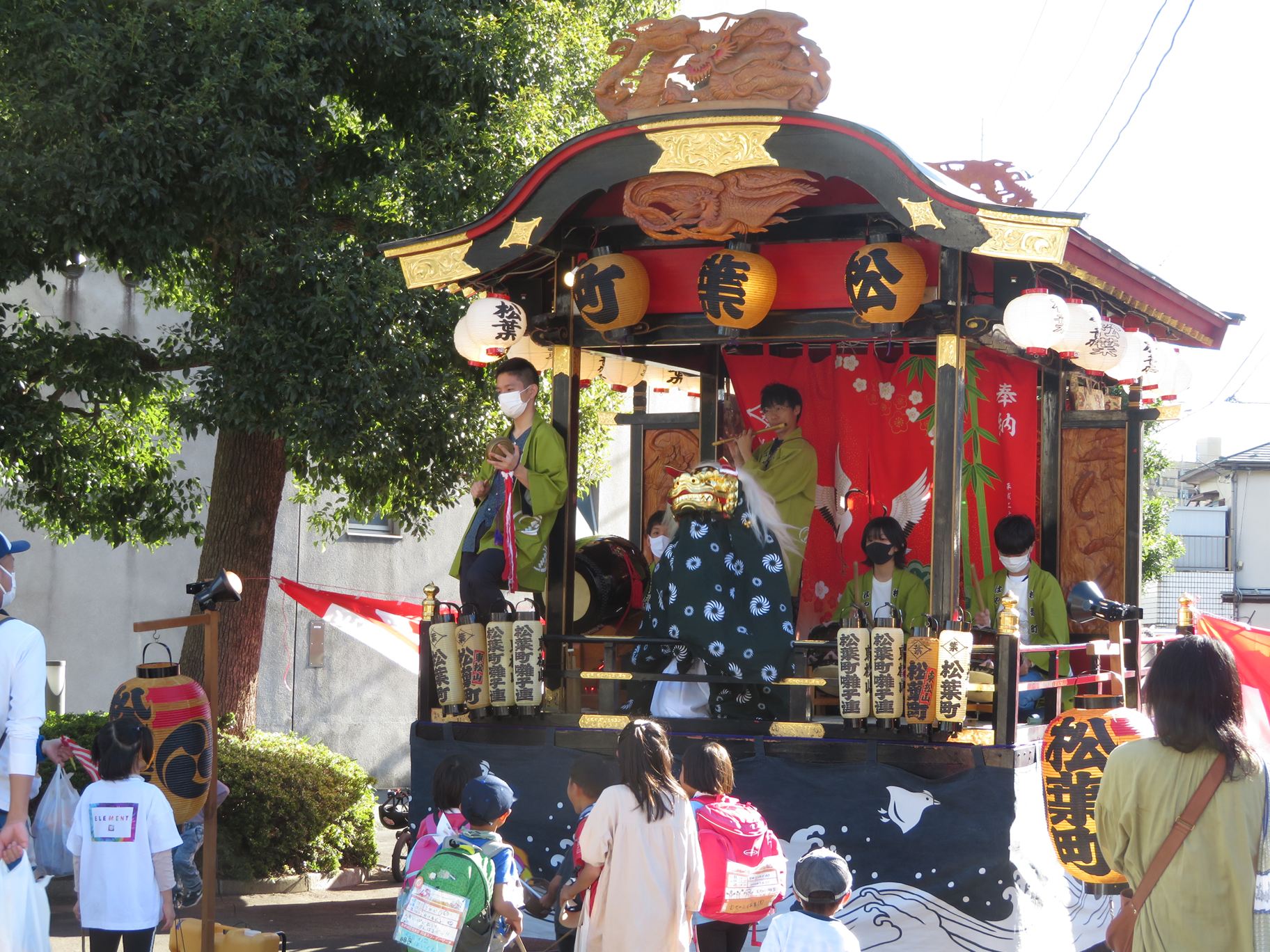 第50回東松山市民俗芸能祭（１１月３日・松葉町祭りばやし）のサムネイル画像