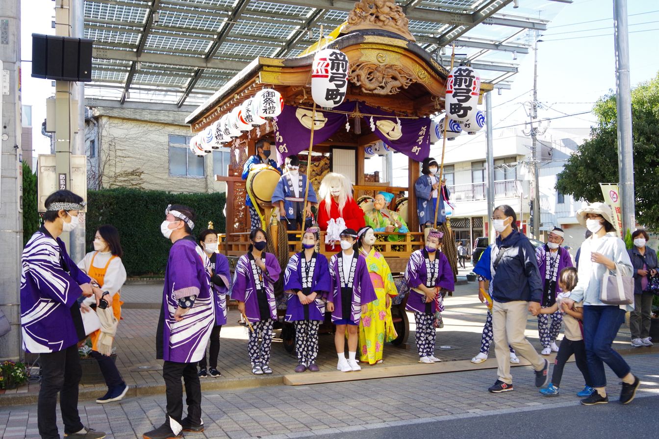 第50回東松山市民俗芸能祭（１１月３日）（箭弓町祭りばやし）のサムネイル画像