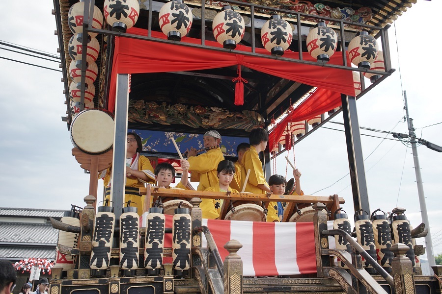 広木夏祭り（八坂祭典）広木屋台囃子のサムネイル画像