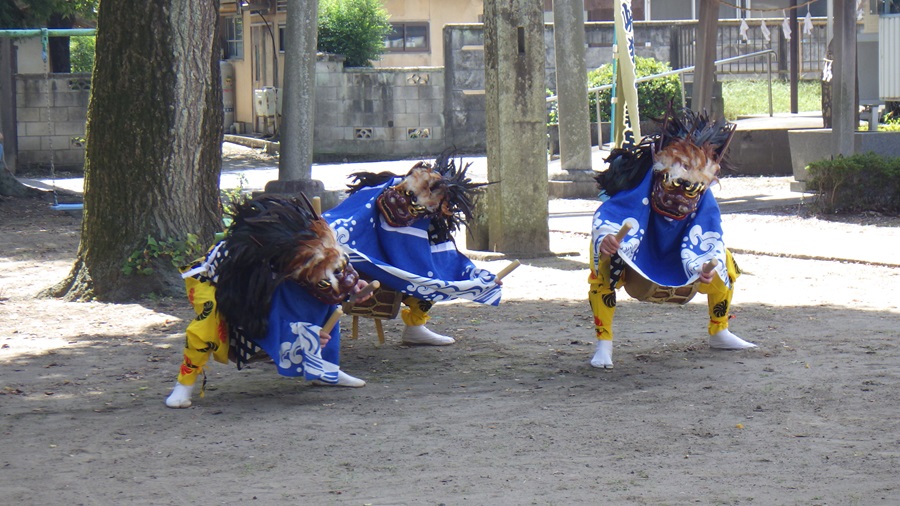 桑崎の獅子舞のサムネイル画像